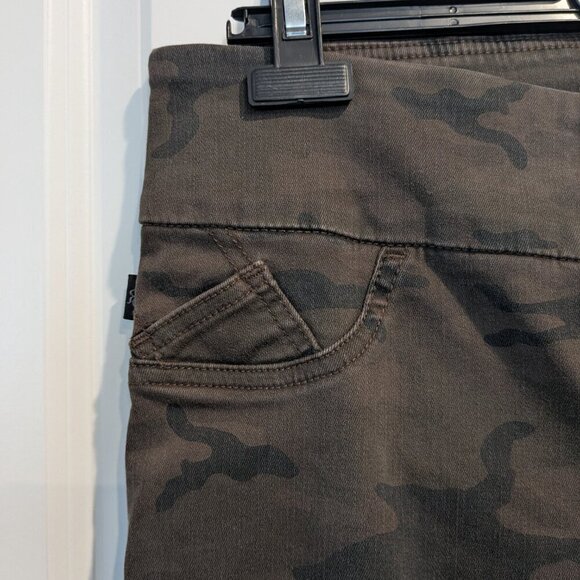 Rock & Republic Pants Size 14 Camouflage Fever Pull-on Jeggings Denim Rx Stretch - Picture 7 of 14